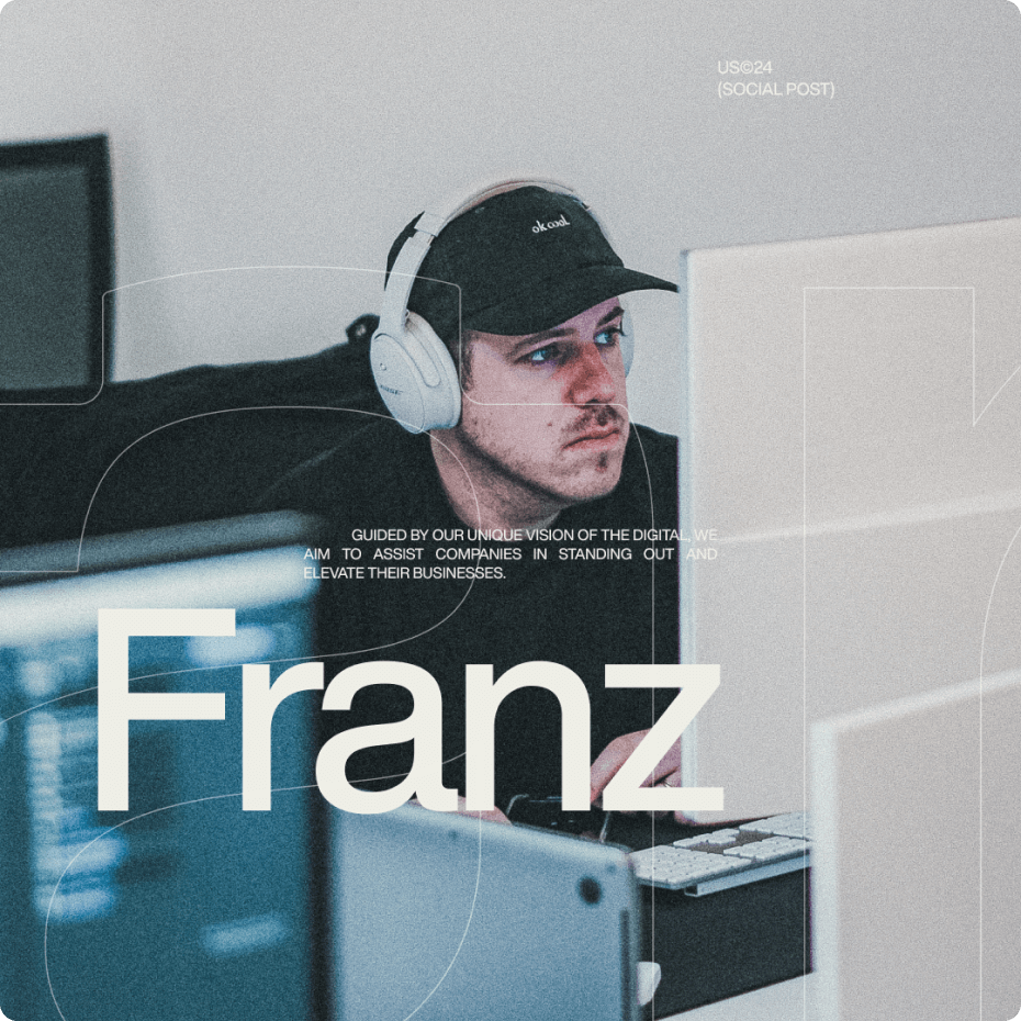 Note about Franz, our digital art director
